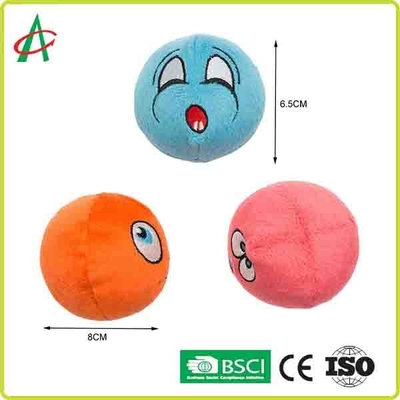 Đồ chơi dành cho thú cưng nhỏ có hình dạng bóng tùy chỉnh sang trọng với các biểu tượng cảm xúc khác nhau