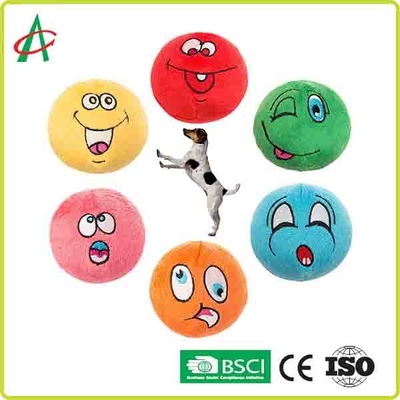 Đồ chơi dành cho thú cưng nhỏ có hình dạng bóng tùy chỉnh sang trọng với các biểu tượng cảm xúc khác nhau