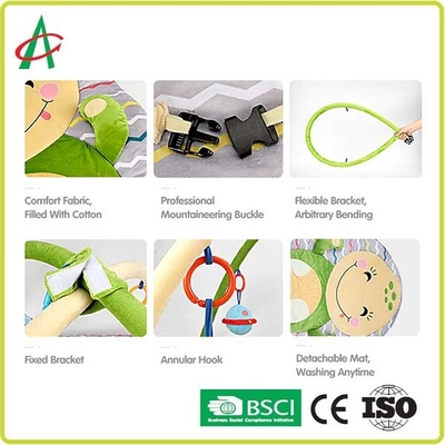 Phát triển giác quan BOA Vải cho trẻ sơ sinh Thời gian nằm sấp Thảm chơi EN71