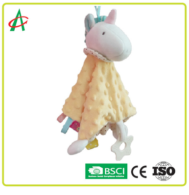 Có thể giặt được đồ chơi chăn trẻ em 20,5x25CM Giấy chứng nhận CE / BSCI