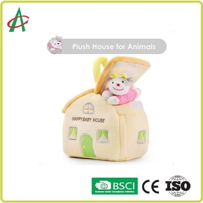 ASTM Huggable Plush Rattle Toys with PP Cotton Filled