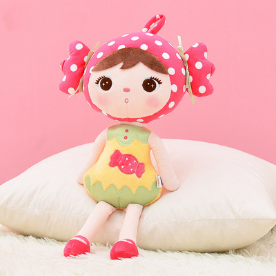 18in có thể giặt được phim hoạt hình cô gái sang trọng Gối AZO miễn phí