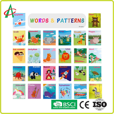 Polyester Giáo dục sớm Bảng chữ cái Sách mềm cho trẻ sơ sinh