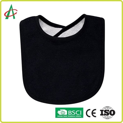 100% bông chải kỹ Unisex Baby Drool Yếm có nút điều chỉnh
