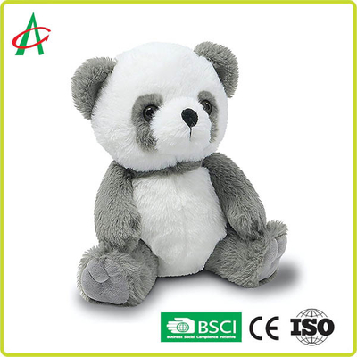 Chiều cao tùy chỉnh 25cm Động vật nhồi bông gấu trúc đáng yêu sống động