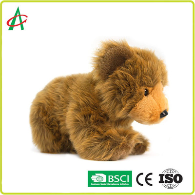 Không có Phthalates Phong cách dễ thương Thực tế Đồ chơi nhồi bông Gấu xám cho bé Nâu