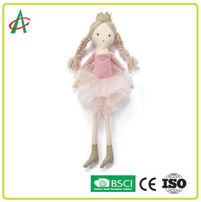 BSCI EN71 PP Búp bê nhồi bông sang trọng trong trang phục múa ba lê