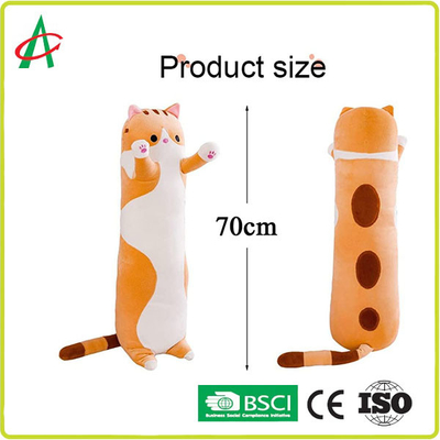 OEM ODM Trang trí nhà cửa Gối hoạt hình mèo sang trọng 70cm