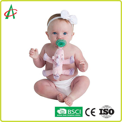 Động vật nhồi bông kỳ lân dễ thương 7 &quot;x 6&quot; với núm vú giả
