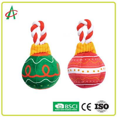 Đồ chơi nhai thú cưng Giáng sinh có thể giặt được với máy Squeaker