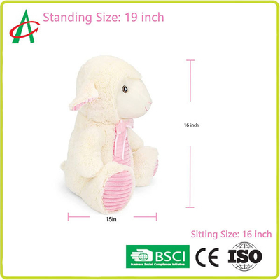 Không gây kích ứng Đồ chơi nhung cừu PP 20 cm PP cotton PV