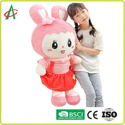 ISO9001 ASTM 40 '' Gối sang trọng thỏ dễ thương không độc hại