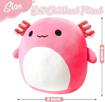 Gối mềm mại không độc hại Angelber 20,4cm Axolotl Plush Pillow