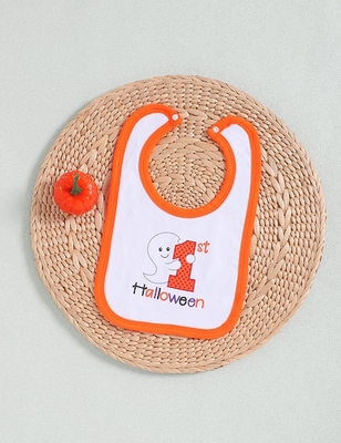 Thuộc tính hút ẩm cao Halloween Yếm em bé sơ sinh 100 bông