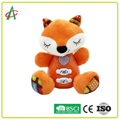 BPA Free Fox Musical Đồ chơi sang trọng để rèn luyện giác quan
